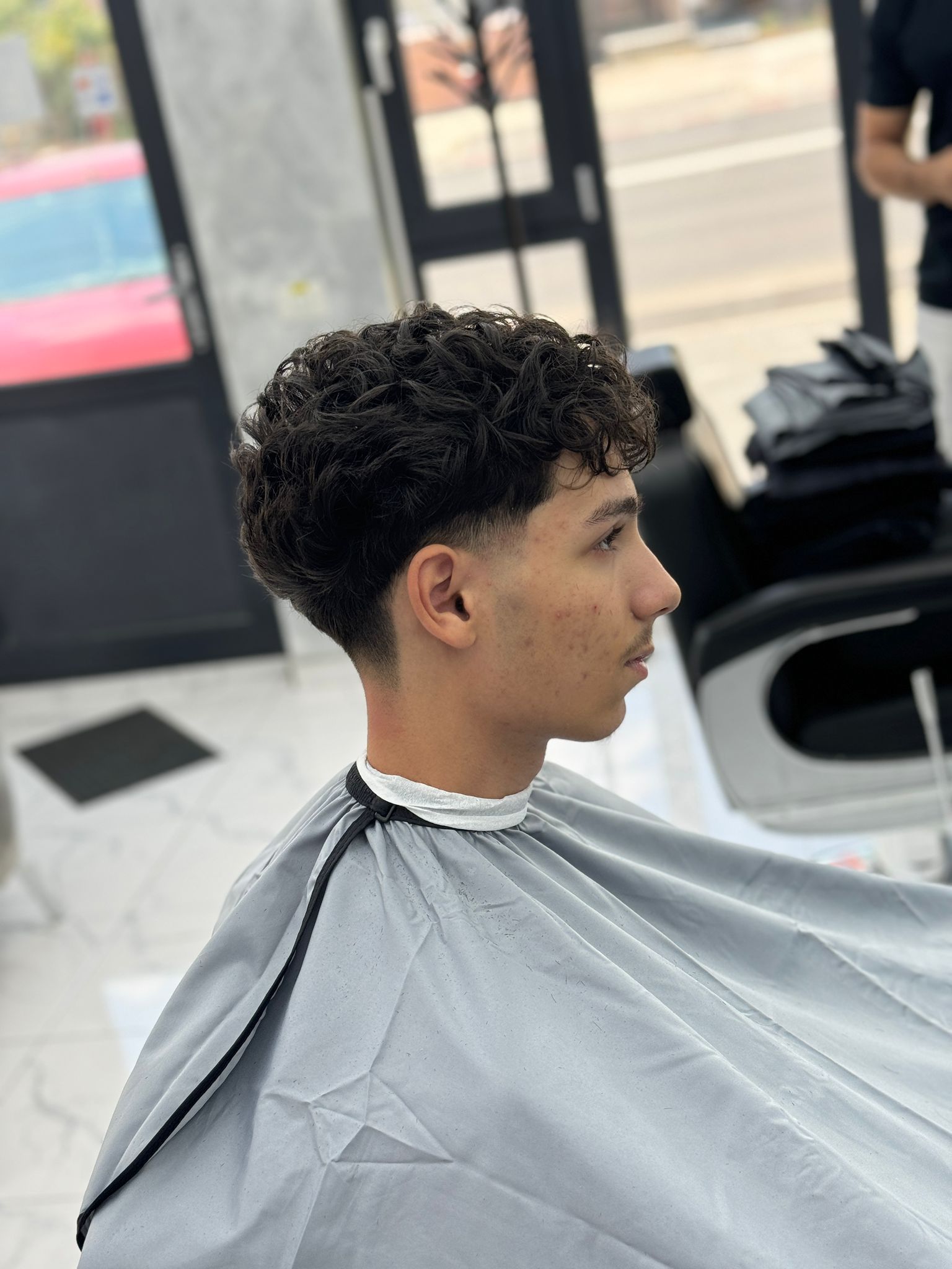 Fresh modern haircut