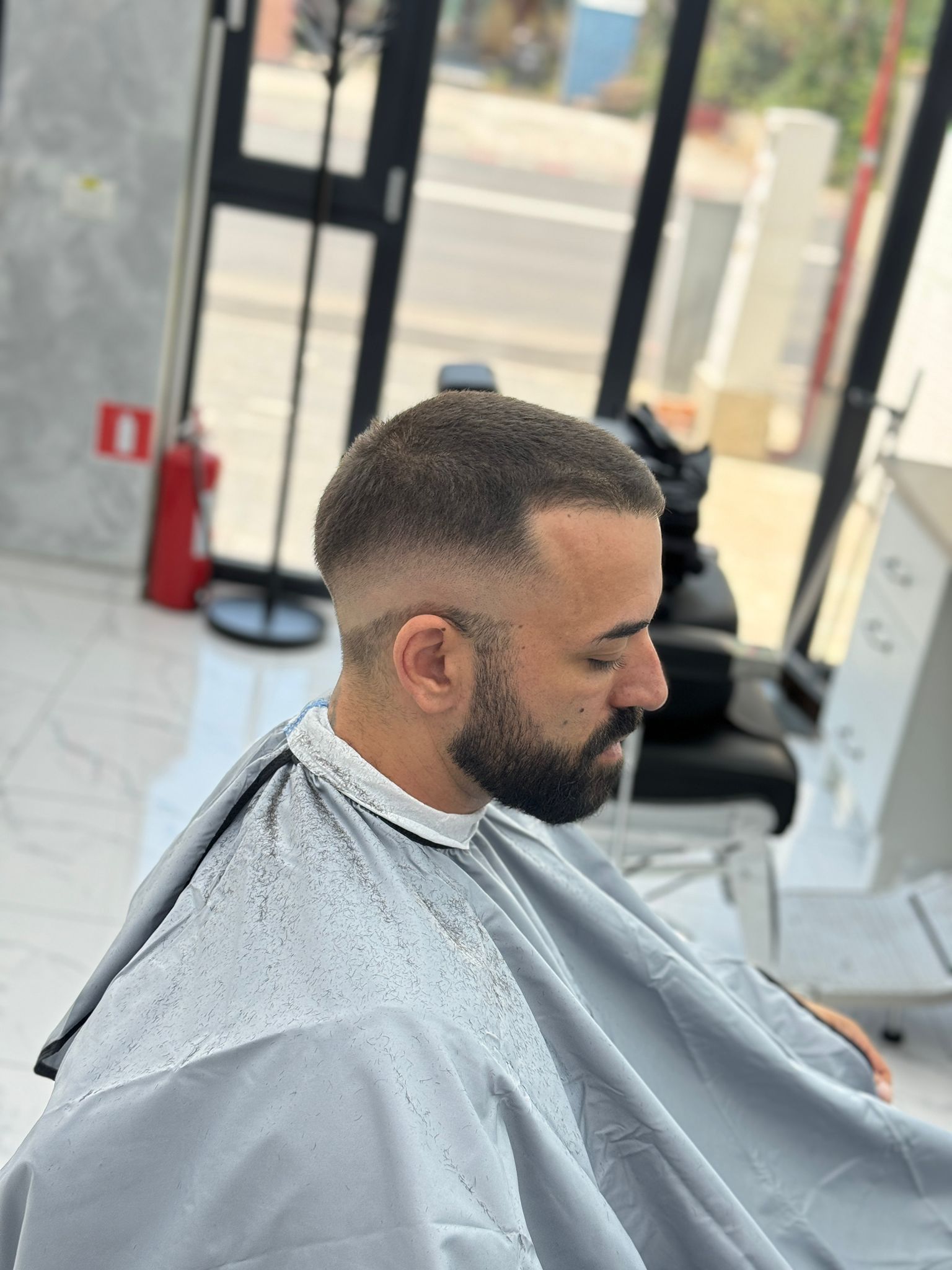 Precision fade haircut